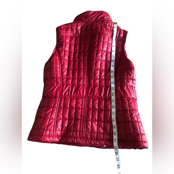 The Limited Cherry Red Quilted Vest - Picture 2 of 4